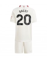 Manchester United Diogo Dalot #20 Kolmaspaita Lasten 2023-24 Lyhythihainen (+ shortsit)